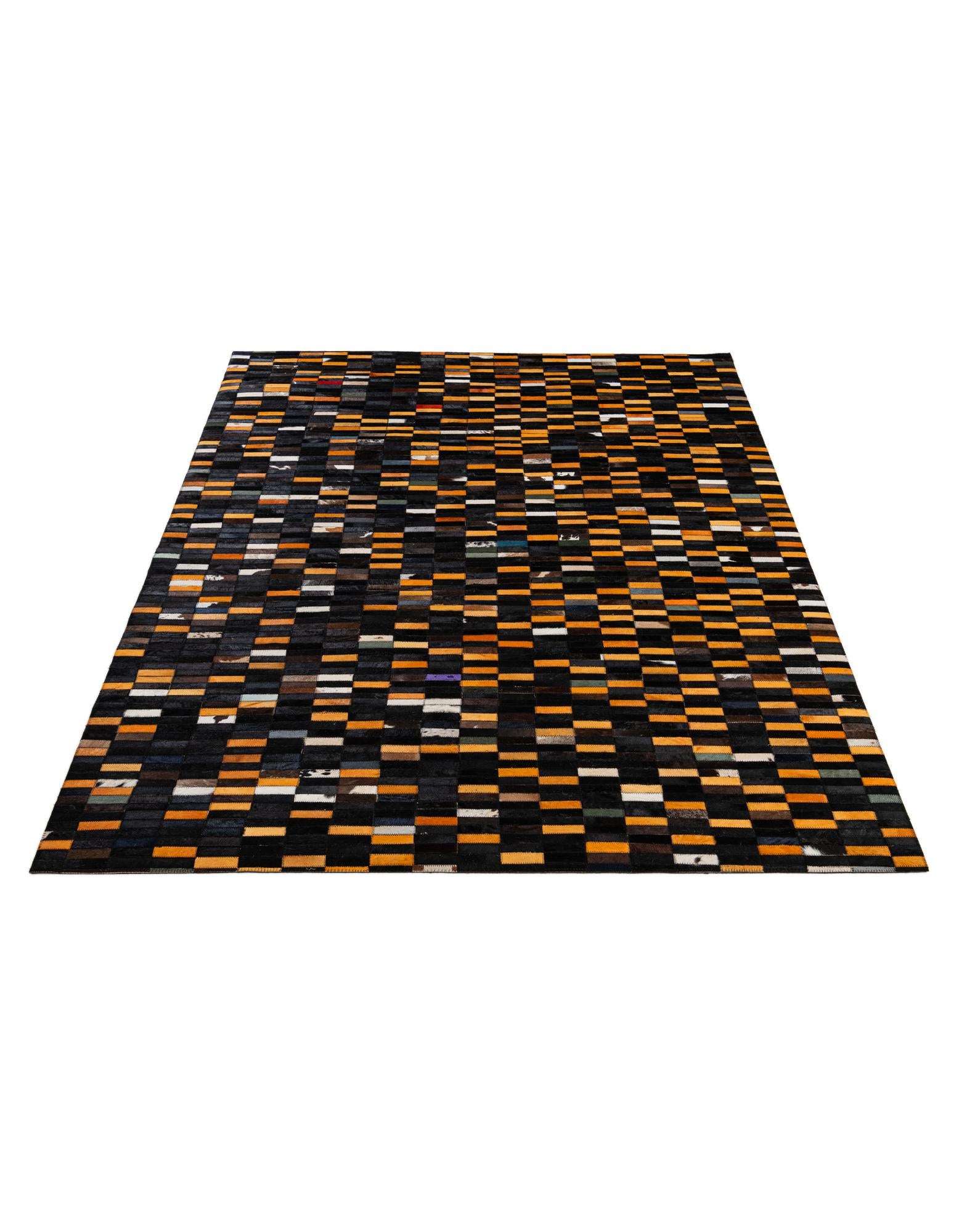 5' 2 x 8' Cowhide - Patchwork Rug