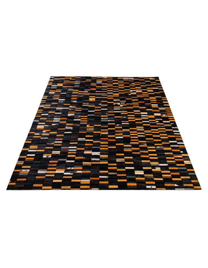 5' 2 x 8' Cowhide - Patchwork Rug