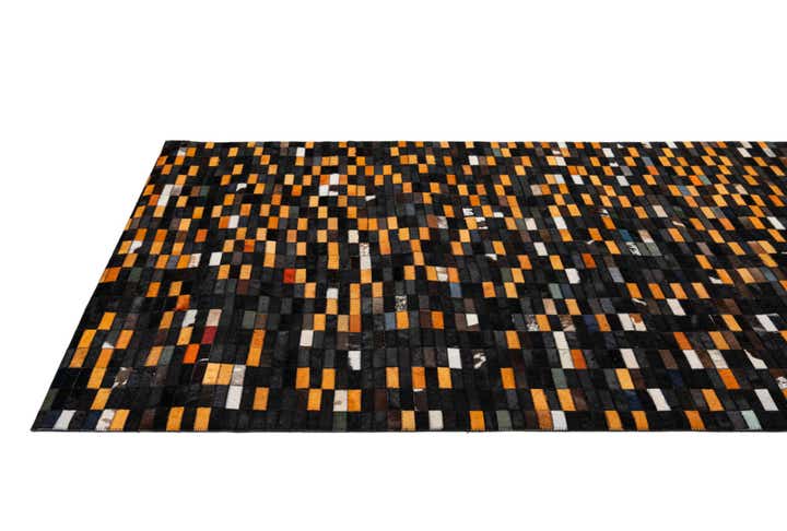 5' 2 x 8' Cowhide - Patchwork Rug