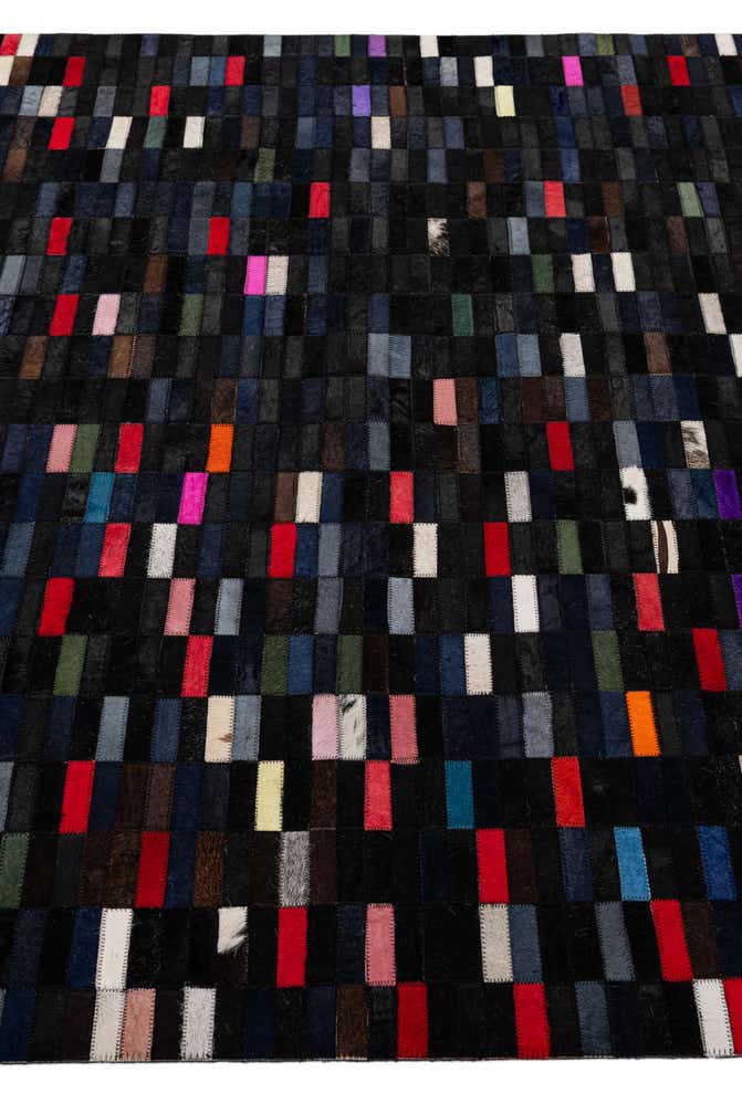 5' 2 x 7' 11 Cowhide - Patchwork Rug