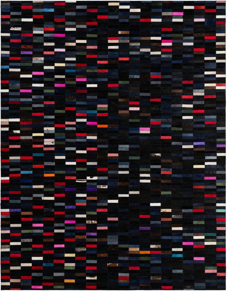 Detail image of 5' 2 x 7' 11 Cowhide - Patchwork Rug