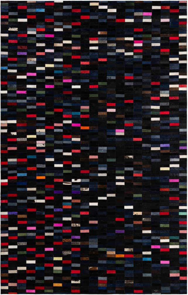 5' 2 x 7' 11 Cowhide - Patchwork Rug