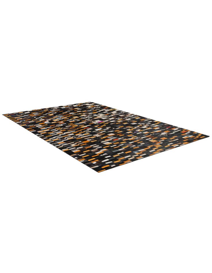 Detail image of 5' 2 x 8' Cowhide - Patchwork Rug