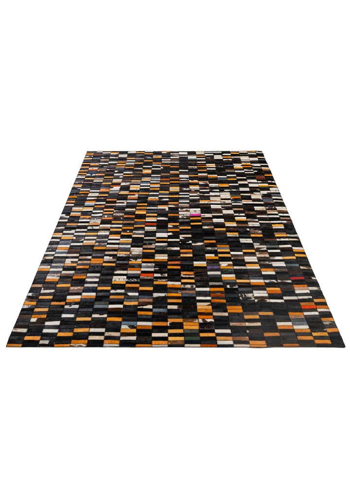 5' 2 x 8' Cowhide - Patchwork Rug