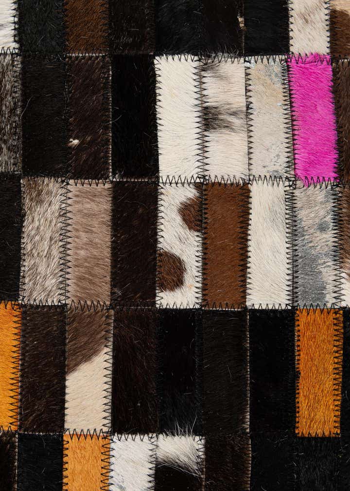 5' 2 x 8' Cowhide - Patchwork Rug