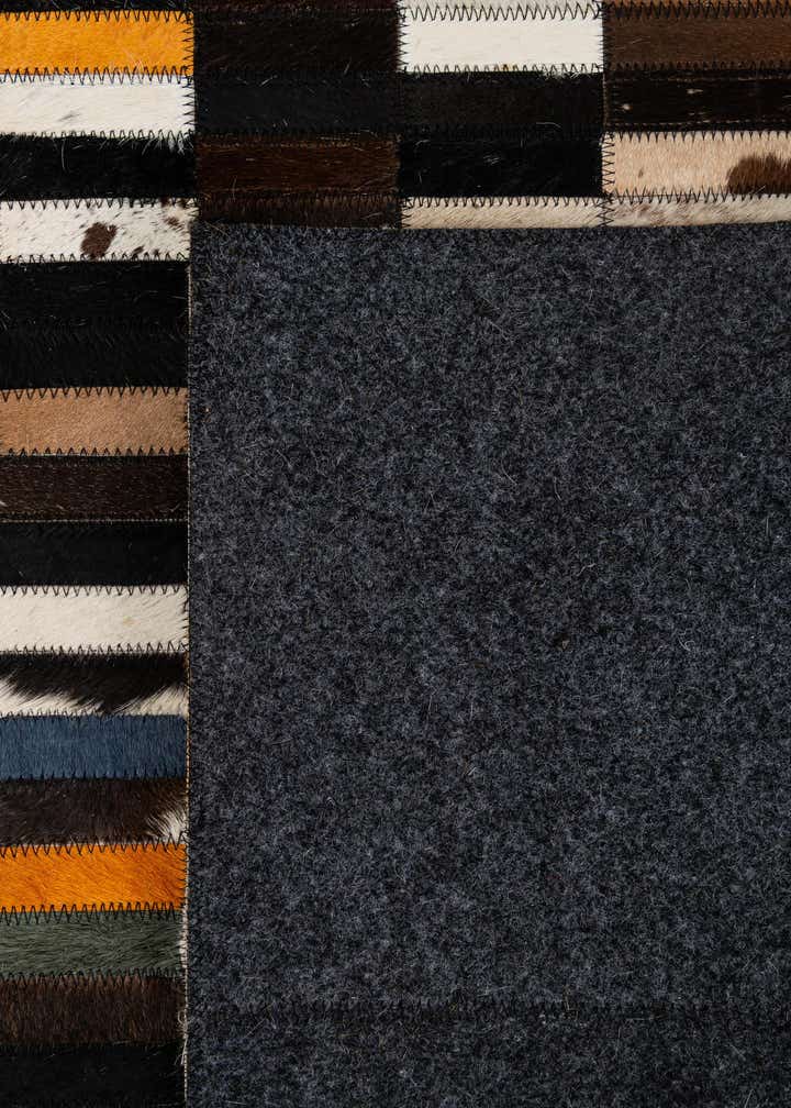 5' 2 x 8' Cowhide - Patchwork Rug