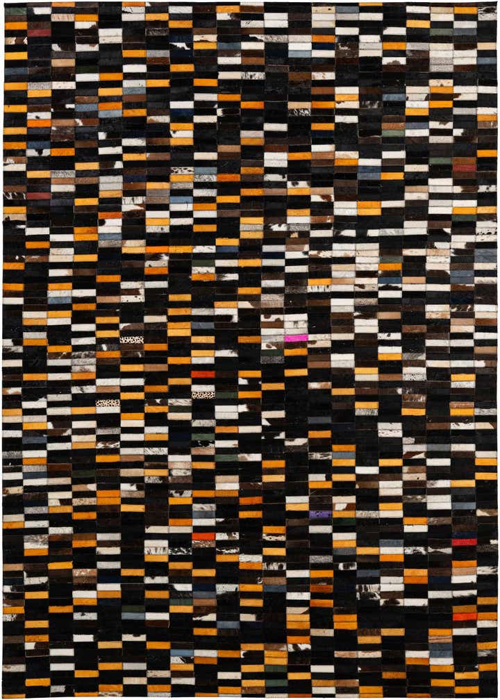 5' 2 x 8' Cowhide - Patchwork Rug