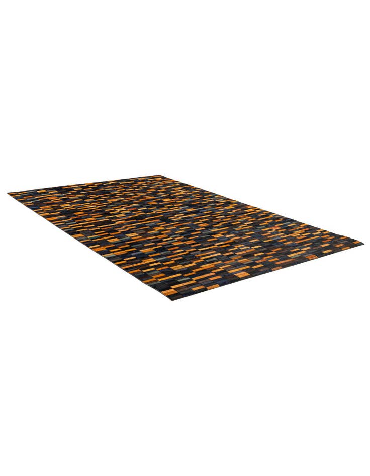 Detail image of 5' x 7' 11 Cowhide - Patchwork Rug