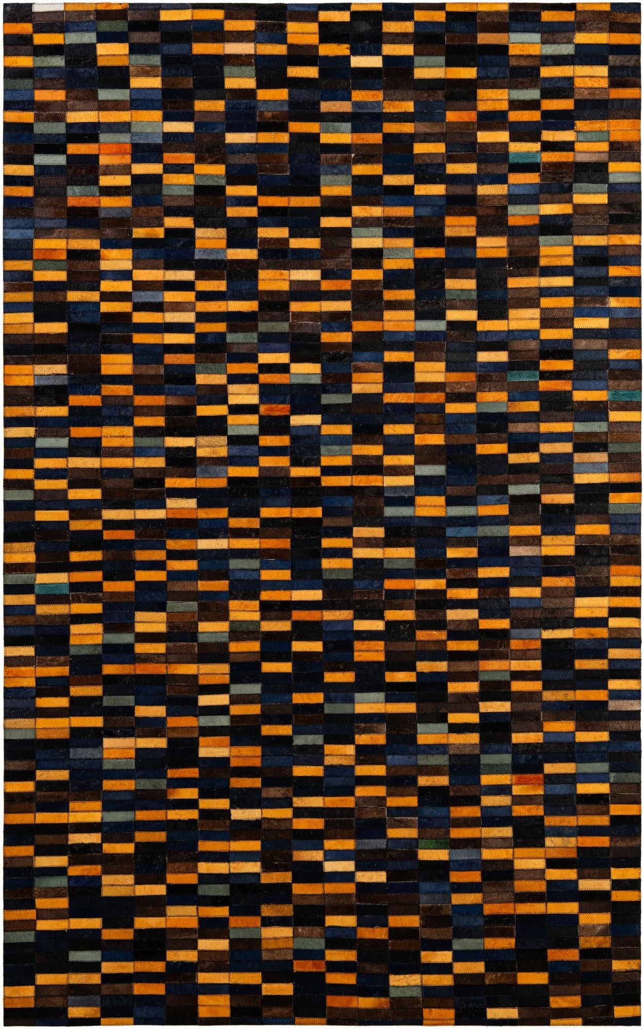 5' x 7' 11 Cowhide - Patchwork Rug