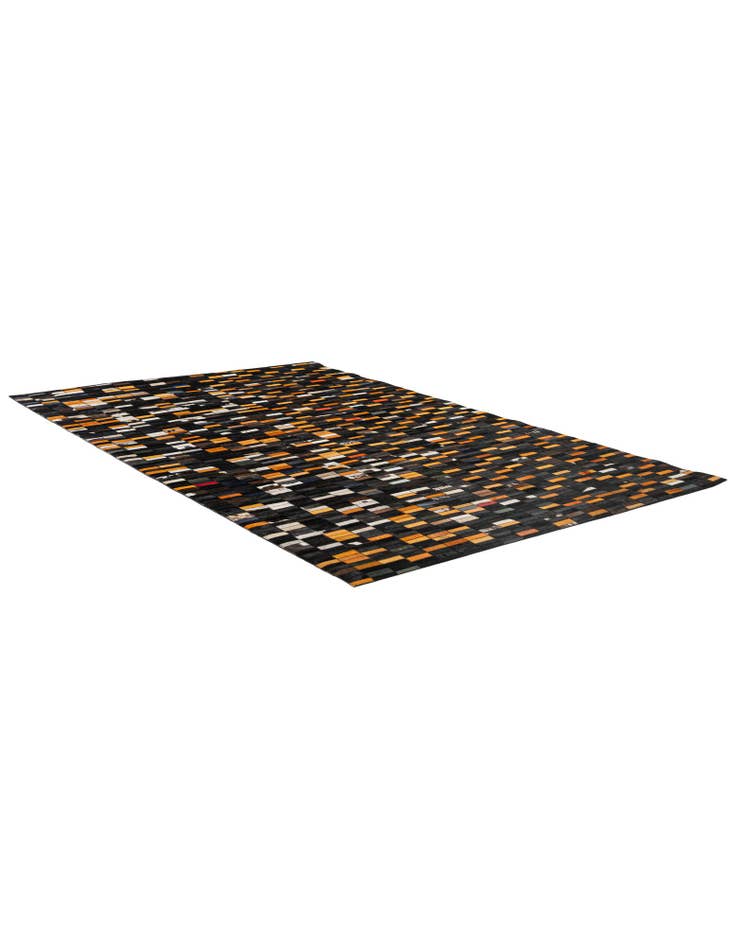 Detail image of 5' 2 x 8' 1 Cowhide - Patchwork Rug