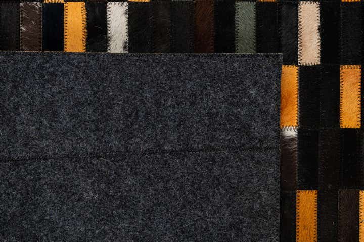 5' 2 x 8' 1 Cowhide - Patchwork Rug