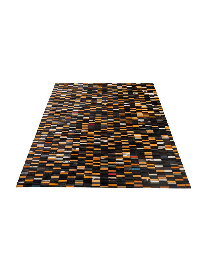 5' 2 x 7' 11 Cowhide - Patchwork Rug