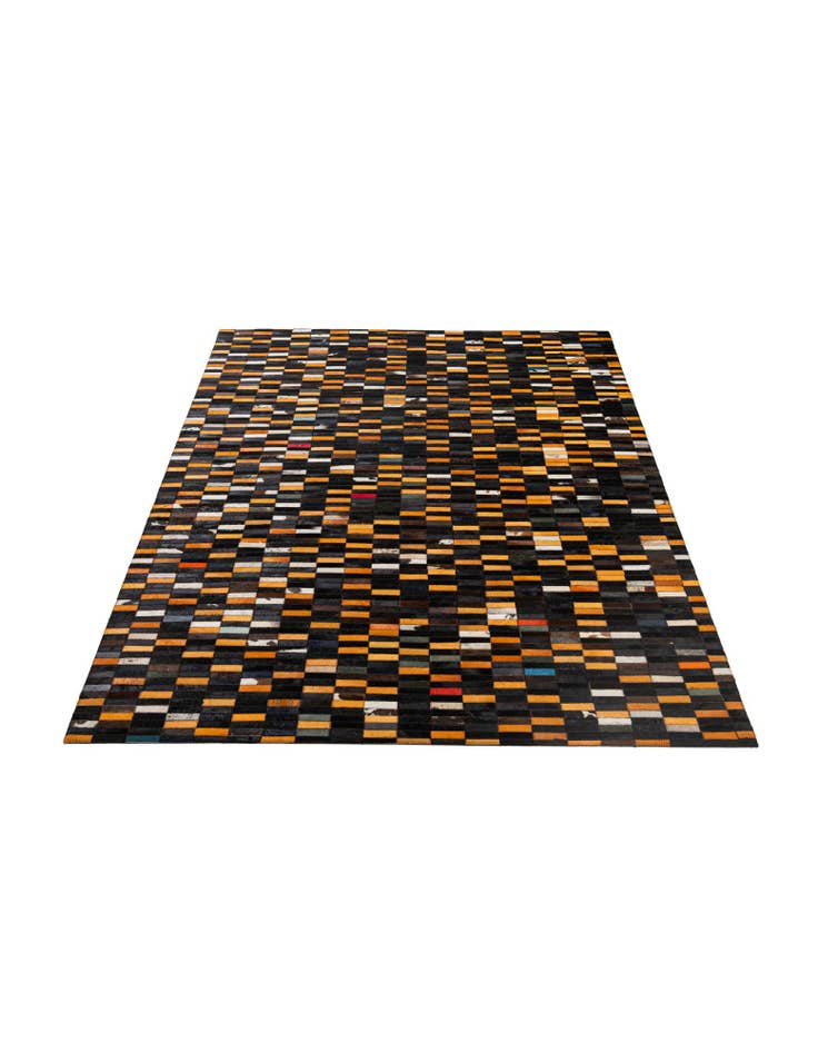 Detail image of 5' 2 x 7' 11 Cowhide - Patchwork Rug
