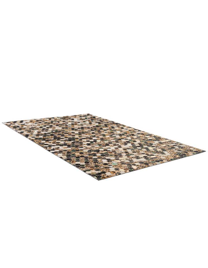 4' 11 x 7' 11 Cowhide - Patchwork Rug