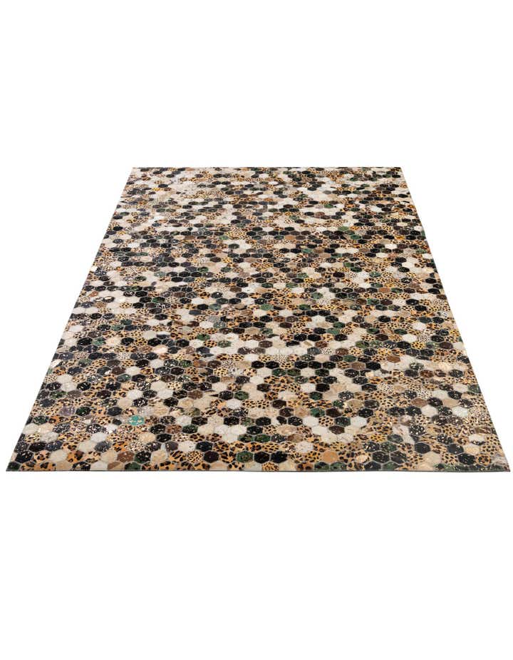 4' 11 x 7' 11 Cowhide - Patchwork Rug