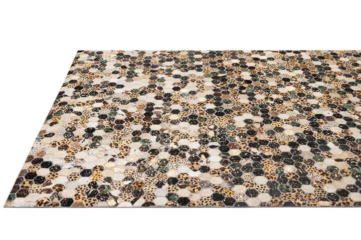 4' 11 x 7' 11 Cowhide - Patchwork Rug