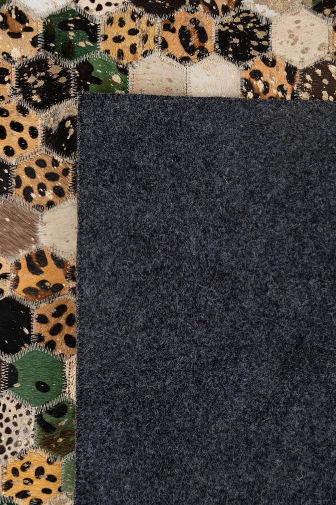 4' 11 x 7' 11 Cowhide - Patchwork Rug