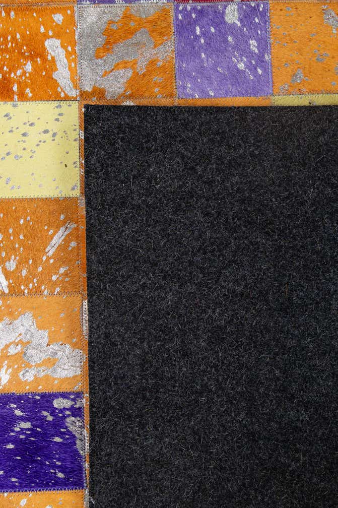 4' 11 x 7' 11 Cowhide - Patchwork Rug
