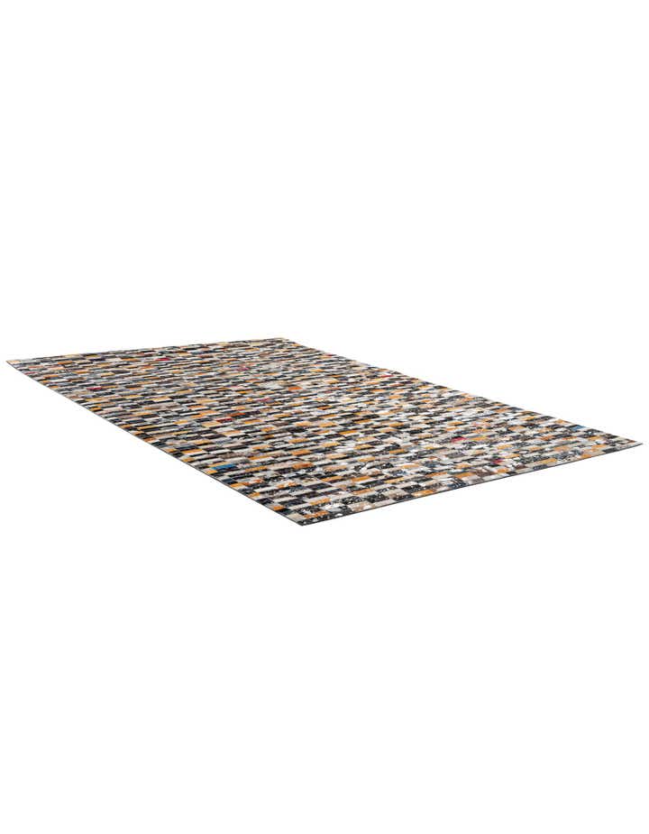 5' 2 x 8' 1 Cowhide - Patchwork Rug