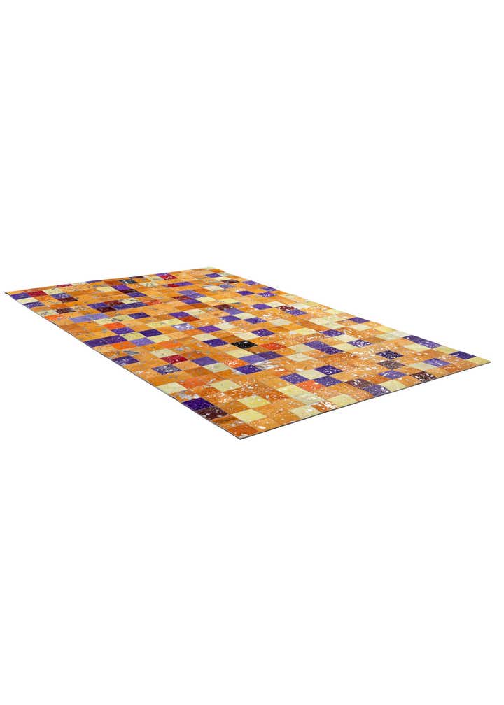 4' 11 x 7' 10 Cowhide - Patchwork Rug
