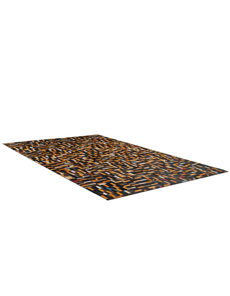Detail image of 5' x 7' 11 Cowhide - Patchwork Rug