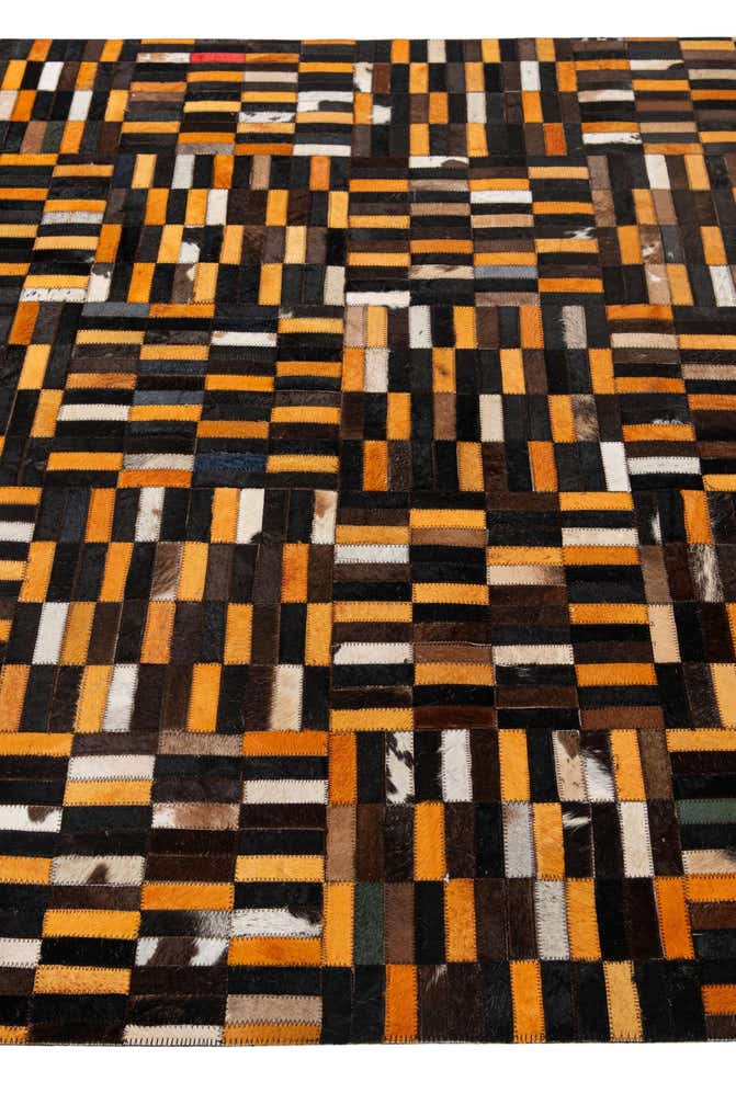 5' x 7' 11 Cowhide - Patchwork Rug
