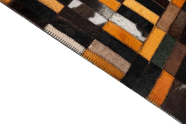 5' x 7' 11 Cowhide - Patchwork Rug