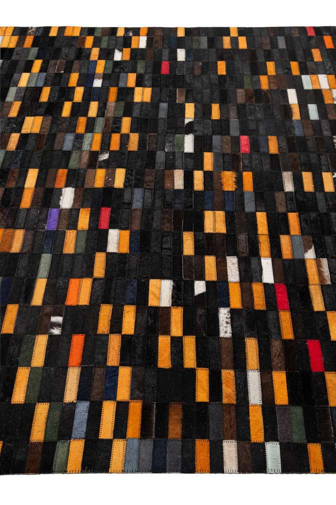 5' 2 x 7' 11 Cowhide - Patchwork Rug