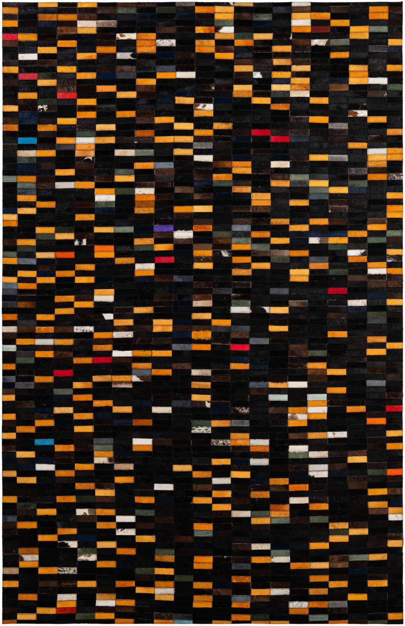 5' 2 x 7' 11 Cowhide - Patchwork Rug