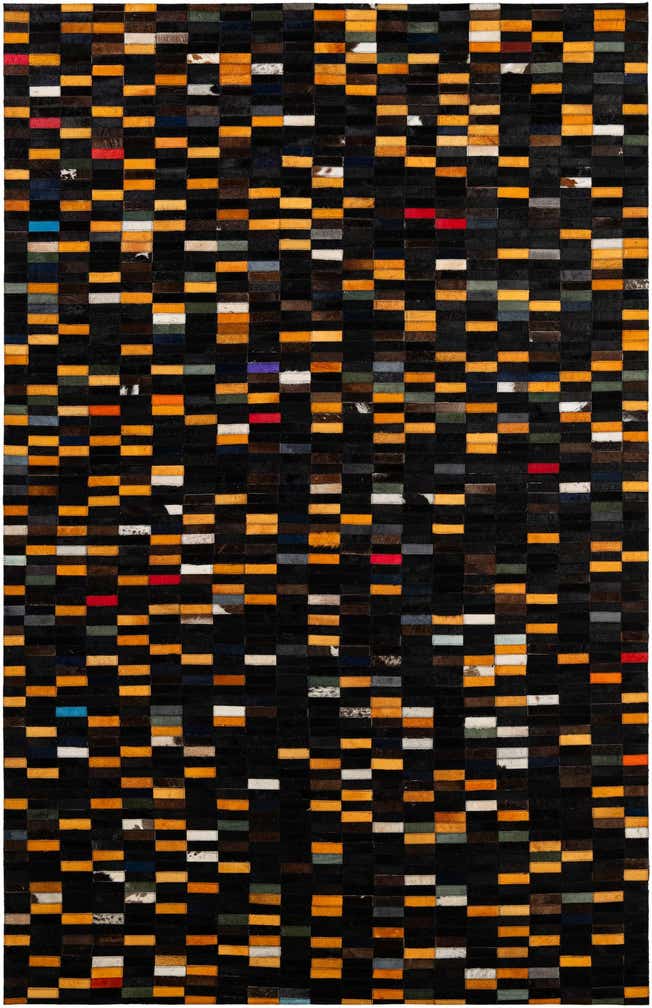 5' 2 x 7' 11 Cowhide - Patchwork Rug