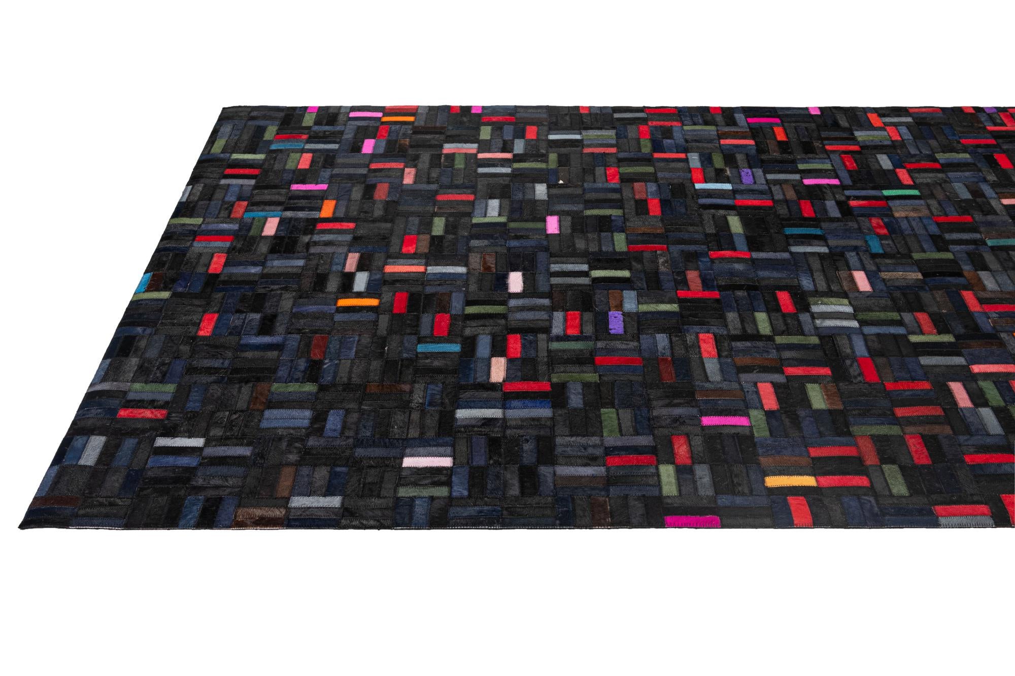 5' 1 x 7' 11 Cowhide - Patchwork Rug