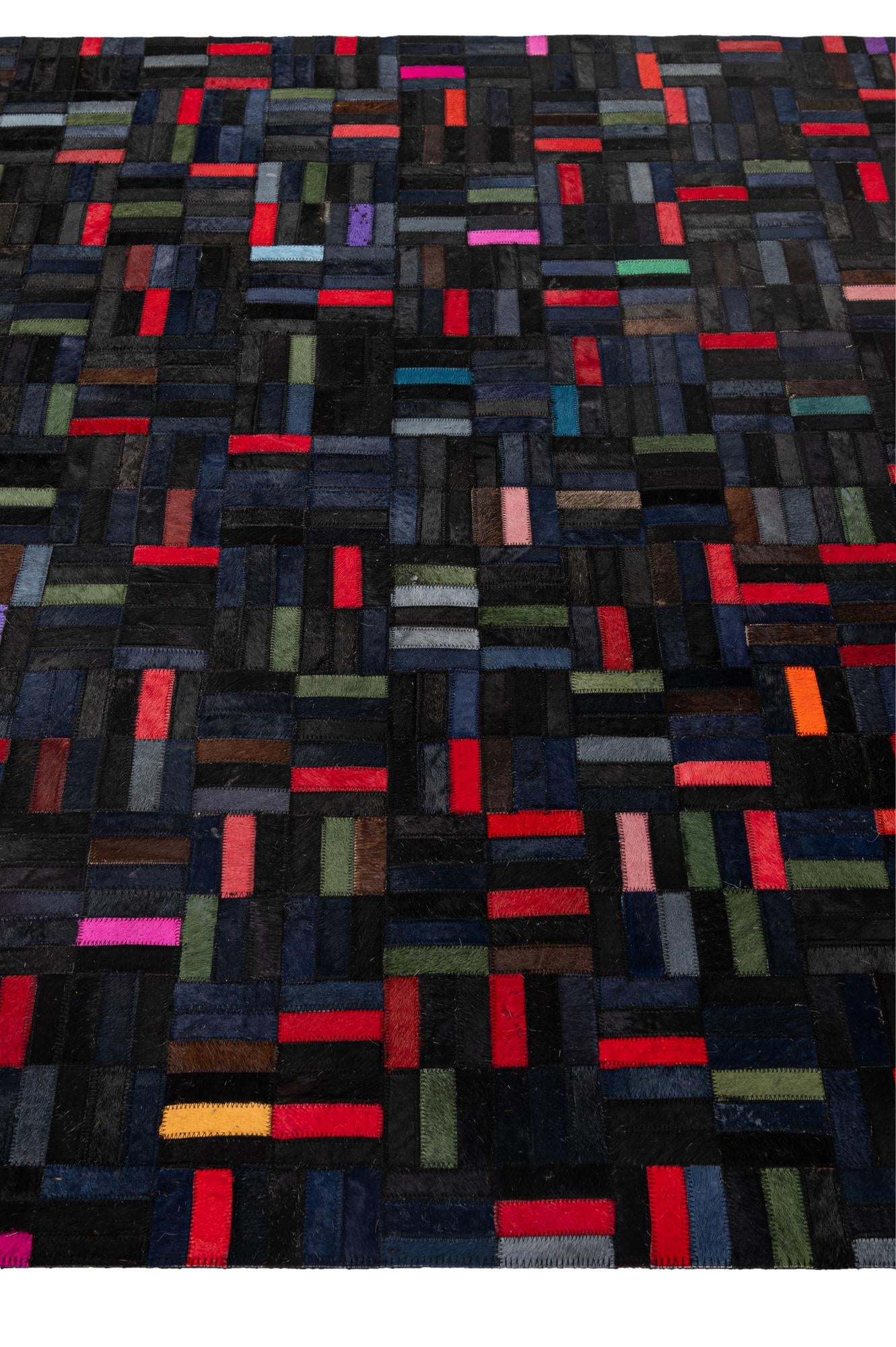 5' 1 x 7' 11 Cowhide - Patchwork Rug