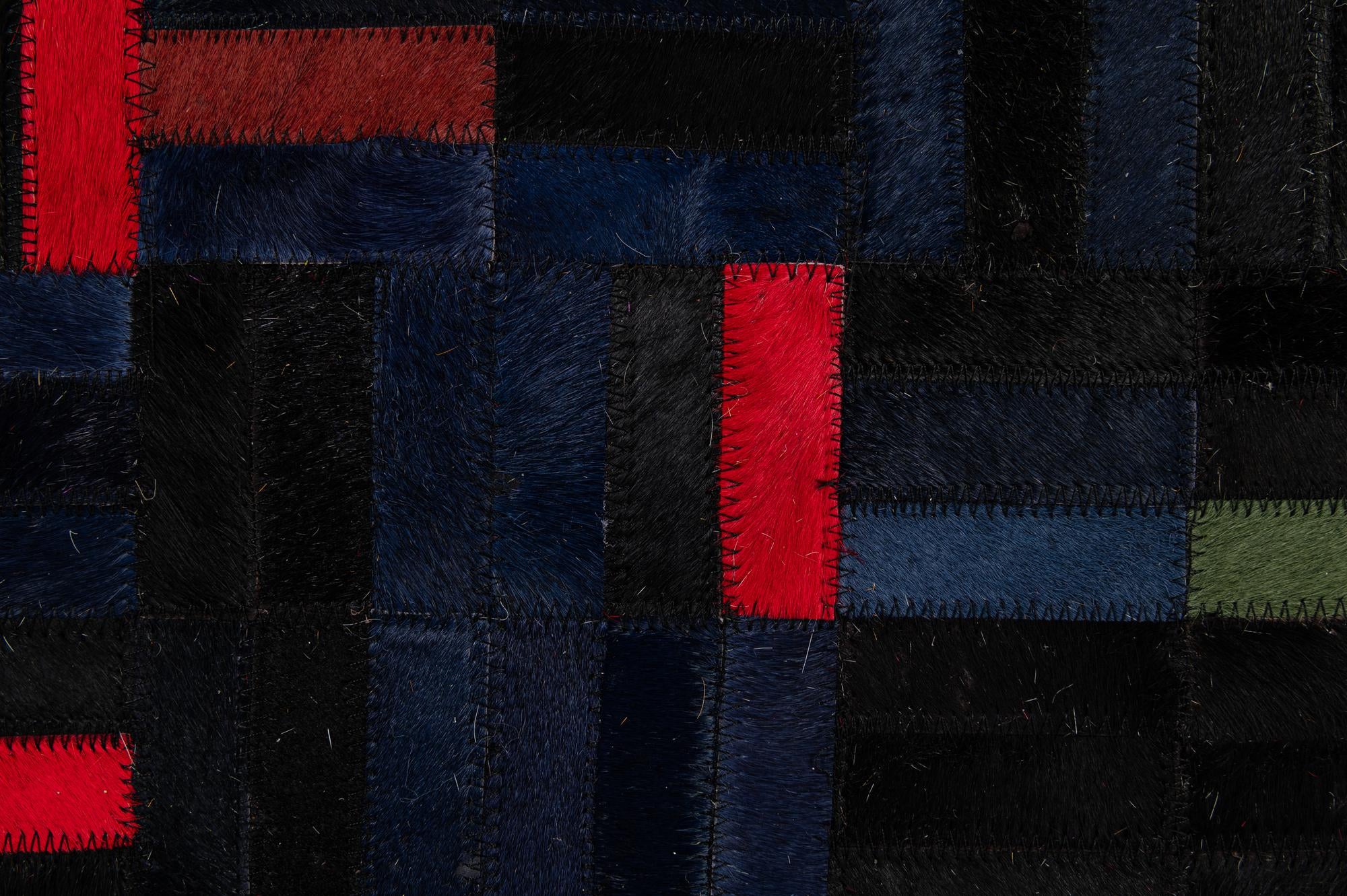 5' 1 x 7' 11 Cowhide - Patchwork Rug