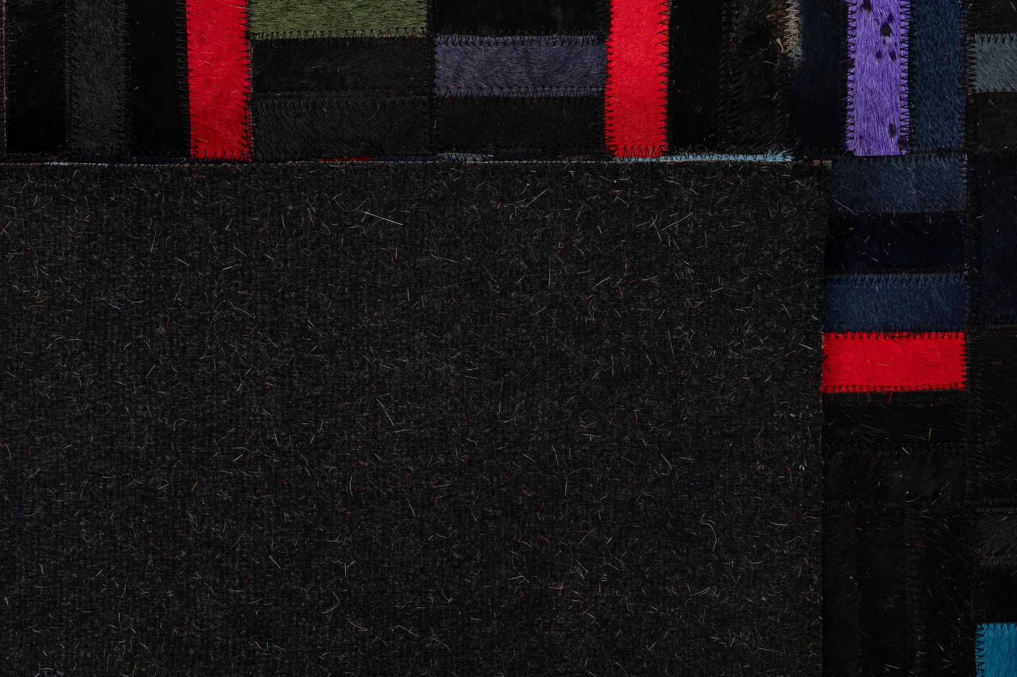 5' 1 x 7' 11 Cowhide - Patchwork Rug