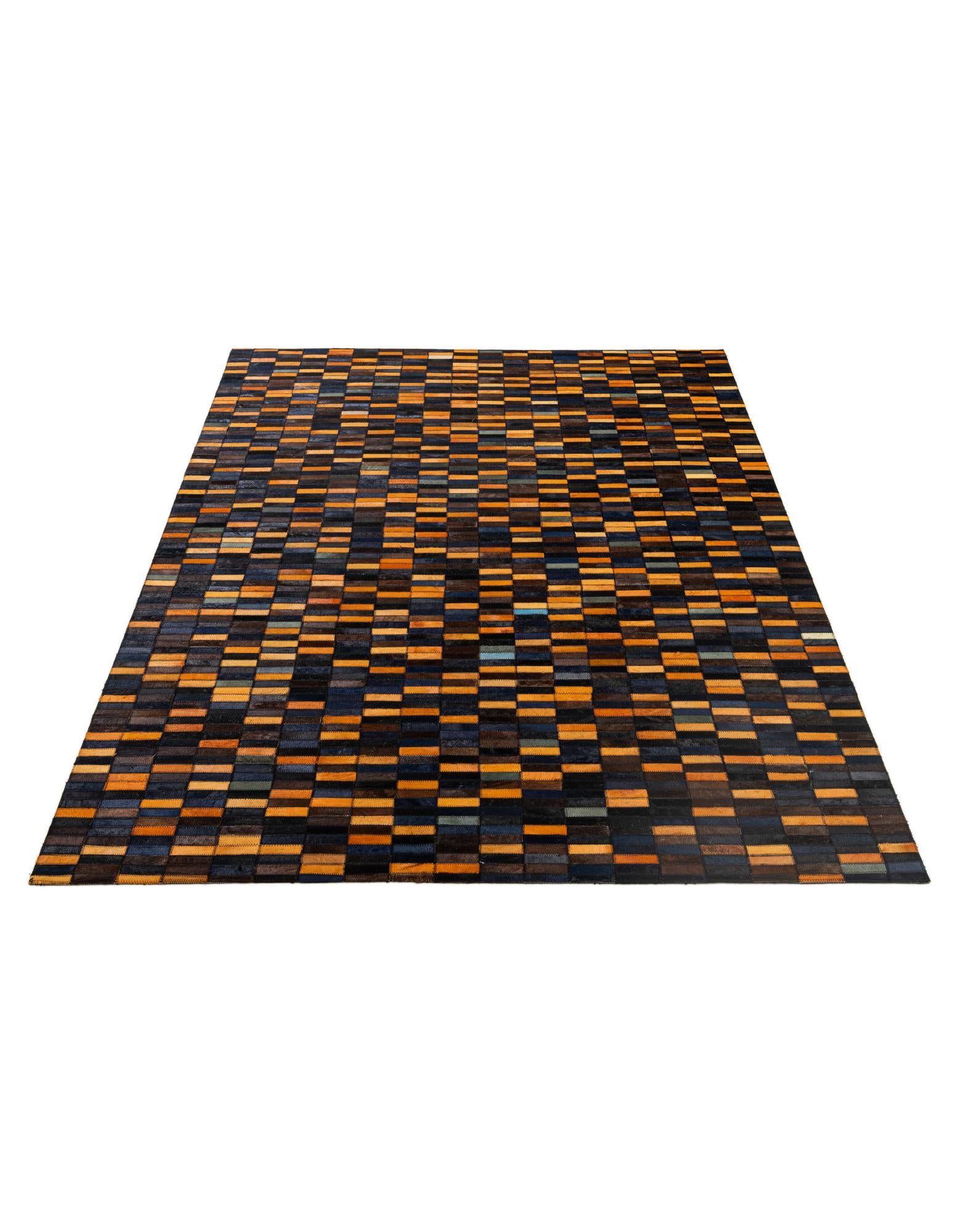5' x 7' 11 Cowhide - Patchwork Rug
