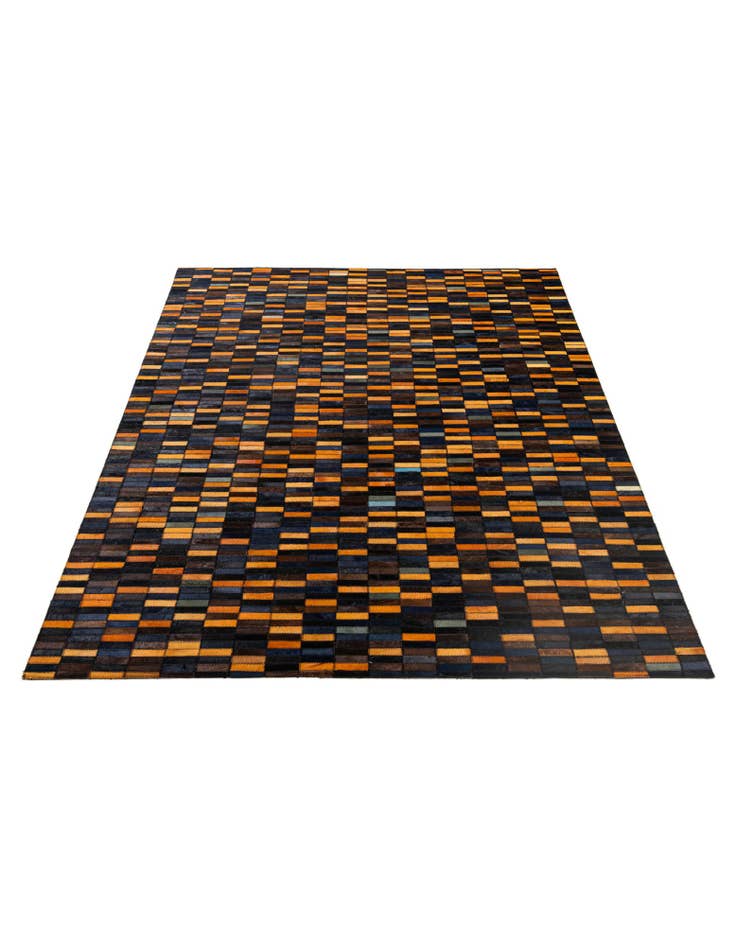 Detail image of 5' x 7' 11 Cowhide - Patchwork Rug