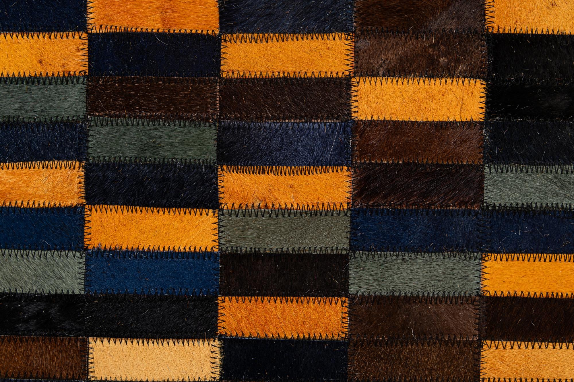5' x 7' 11 Cowhide - Patchwork Rug