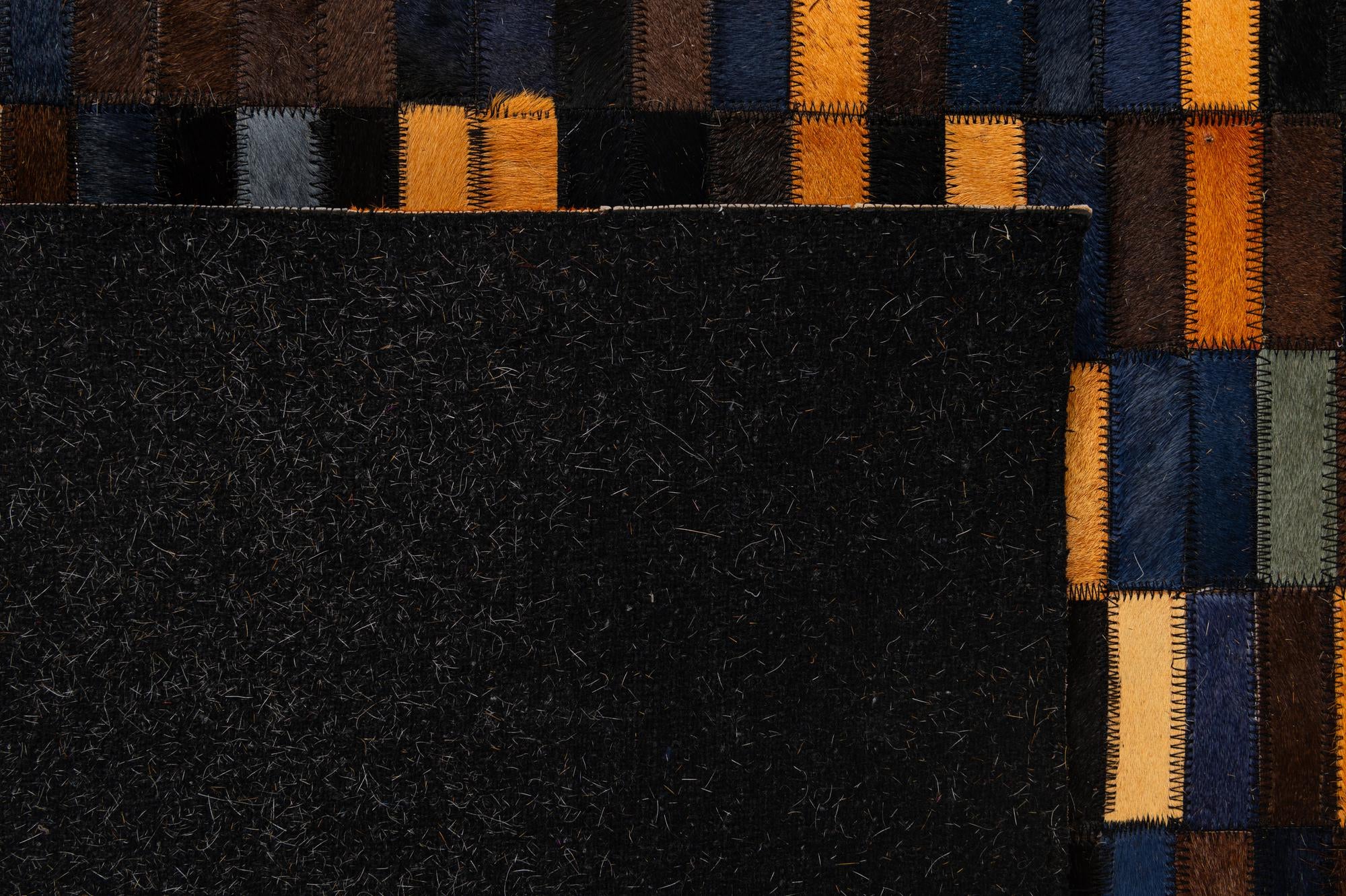 5' x 7' 11 Cowhide - Patchwork Rug