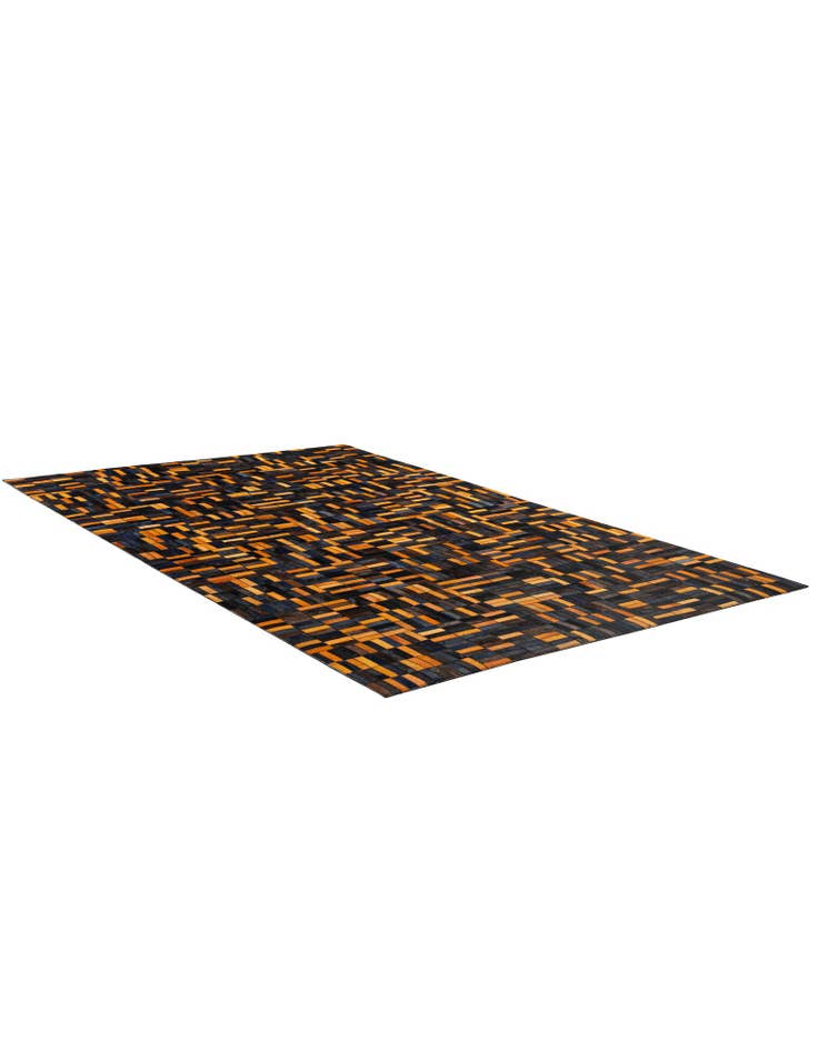 Detail image of 4' 11 x 7' 11 Cowhide - Patchwork Rug