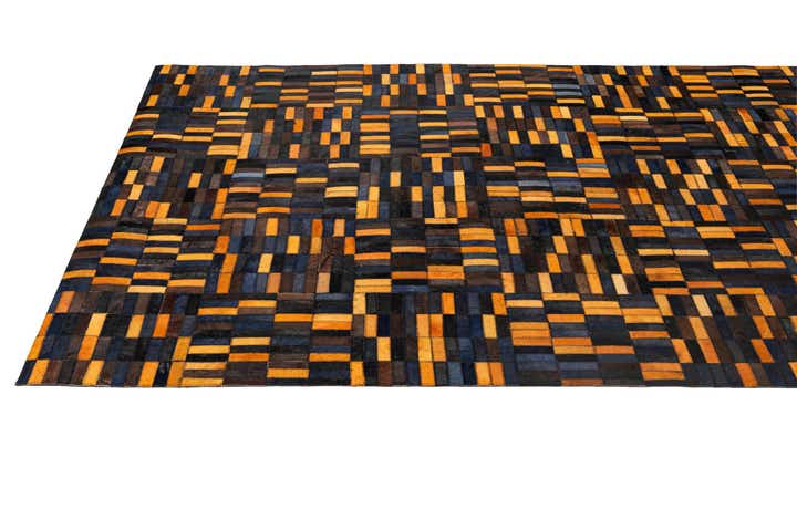 4' 11 x 7' 11 Cowhide - Patchwork Rug