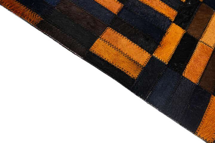 4' 11 x 7' 11 Cowhide - Patchwork Rug