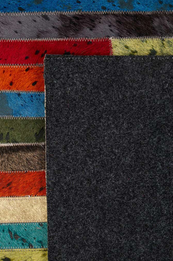 5' 1 x 8' 1 Cowhide - Patchwork Rug