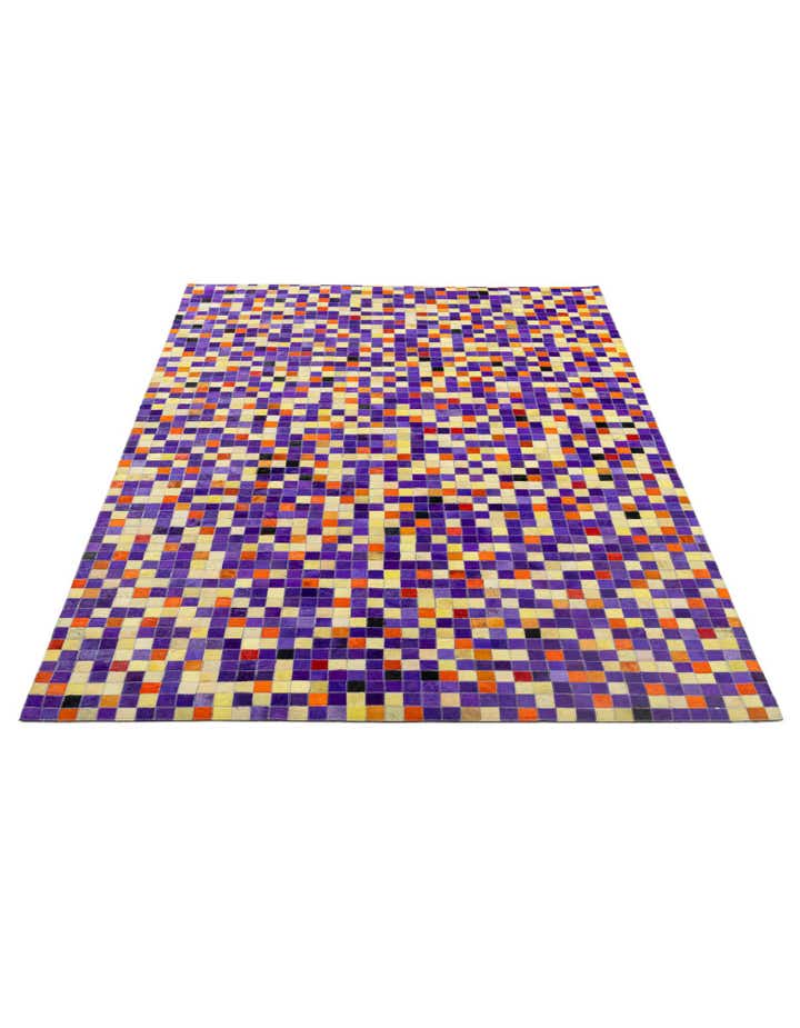 5' 1 x 7' 10 Cowhide - Patchwork Rug