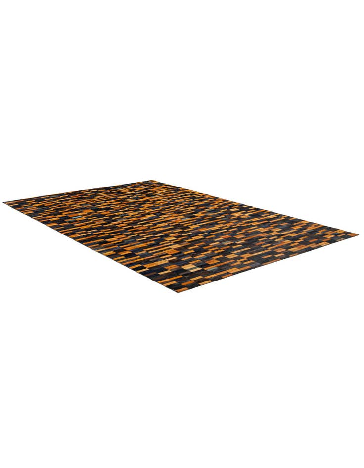 Detail image of 4' 11 x 7' 10 Cowhide - Patchwork Rug