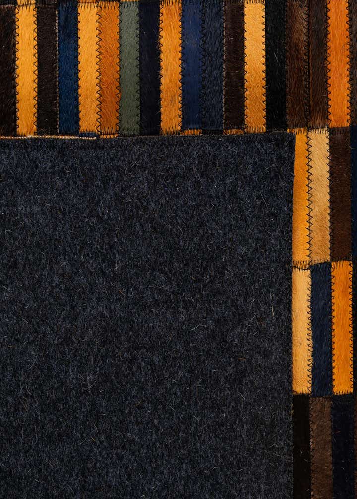 4' 11 x 7' 10 Cowhide - Patchwork Rug