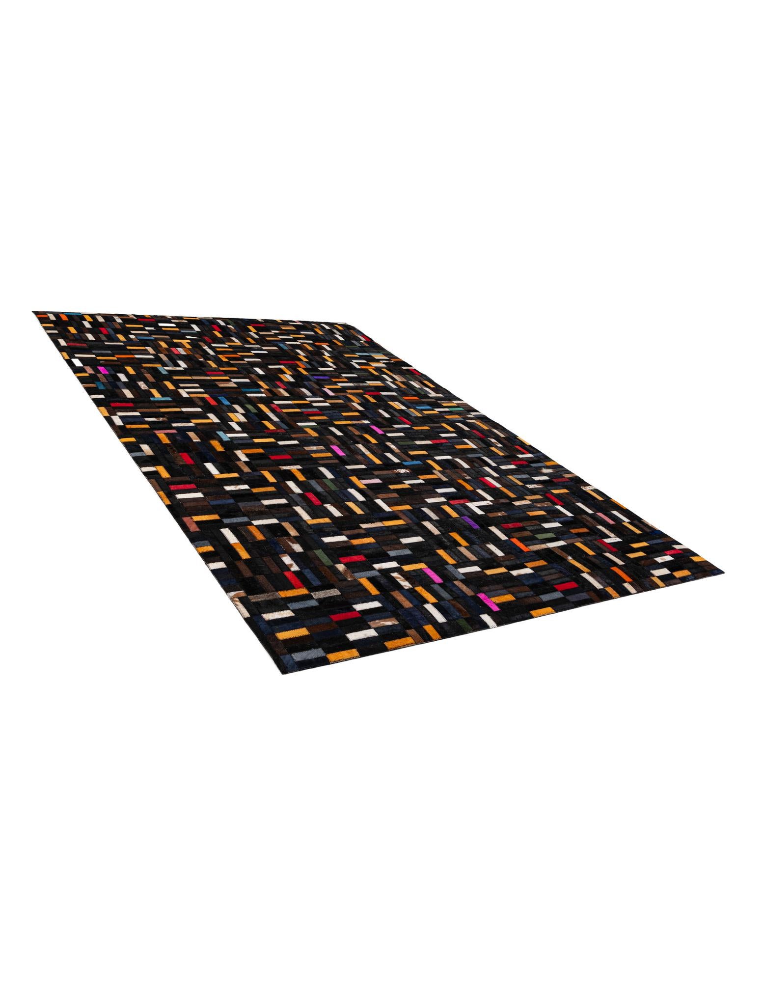 5' 1 x 8' Cowhide - Patchwork Rug