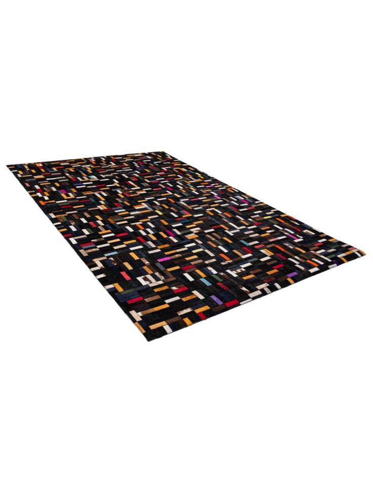 Detail image of 5' 2 x 7' 11 Cowhide - Patchwork Rug