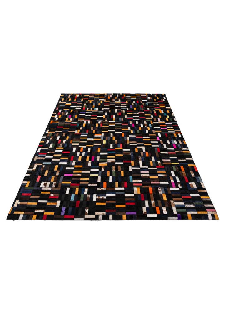5' 2 x 7' 11 Cowhide - Patchwork Rug