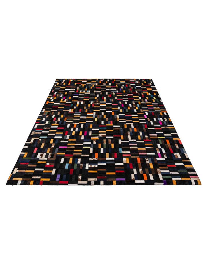5' 2 x 7' 11 Cowhide - Patchwork Rug