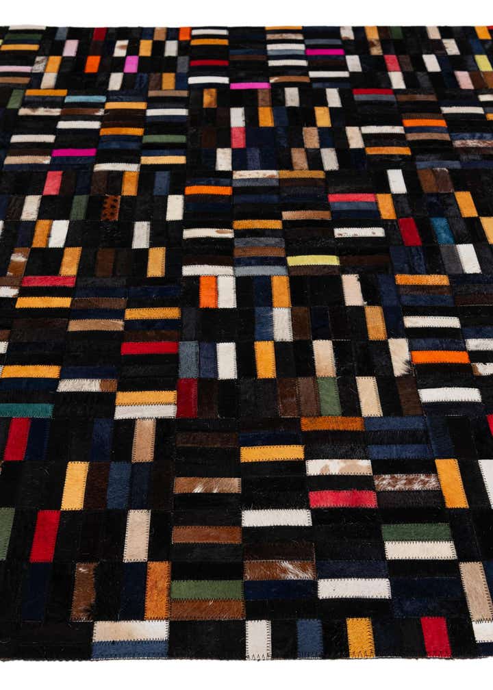 5' 2 x 7' 11 Cowhide - Patchwork Rug